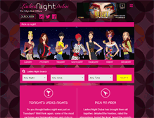 Tablet Screenshot of ladiesnightdubai.com
